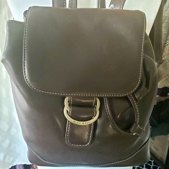 NEW Brown Soft Leather Backpack - Picture 1 of 7